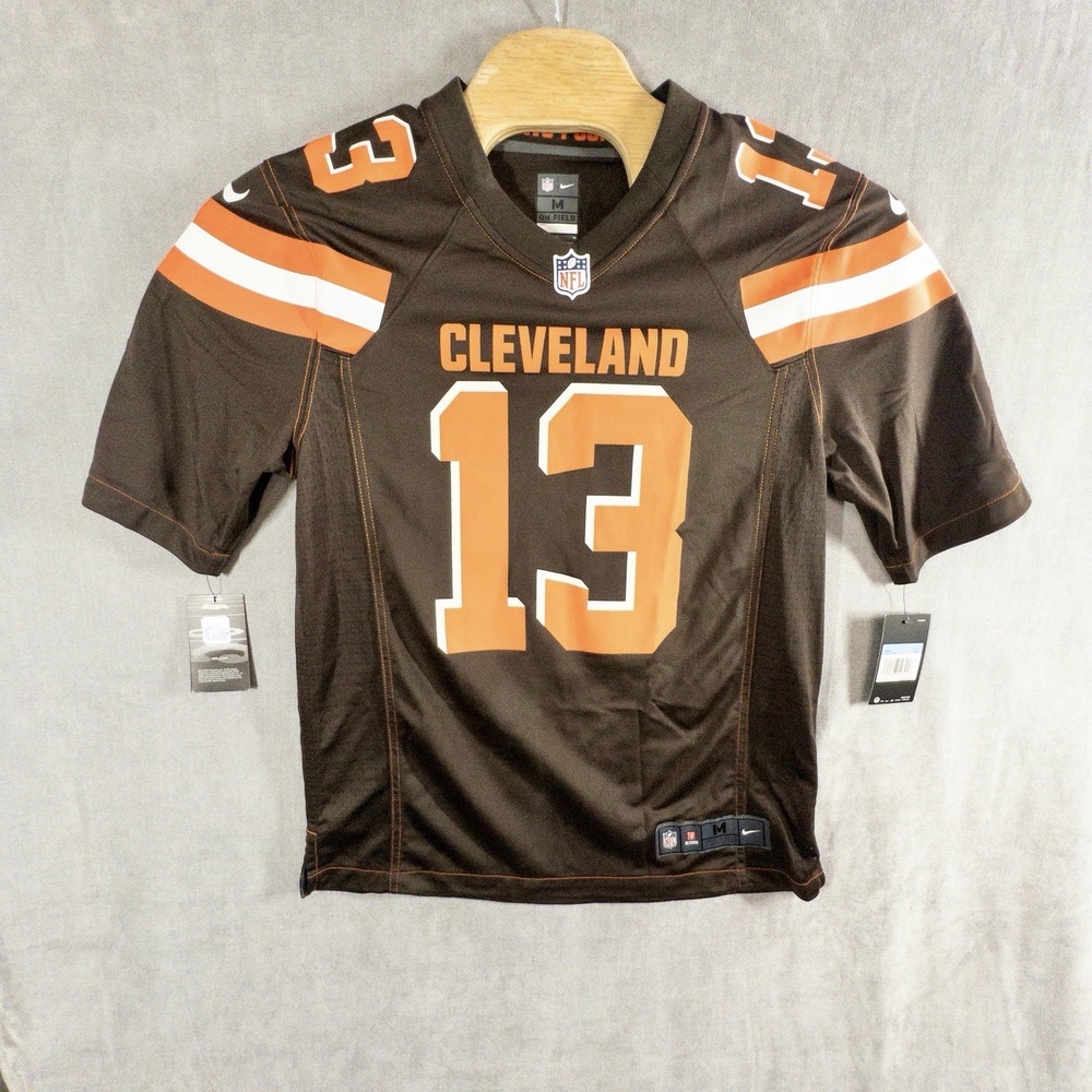 NWT Nike On Field Cleveland Browns Odell Beckham Jr Football Jersey Mens Medium